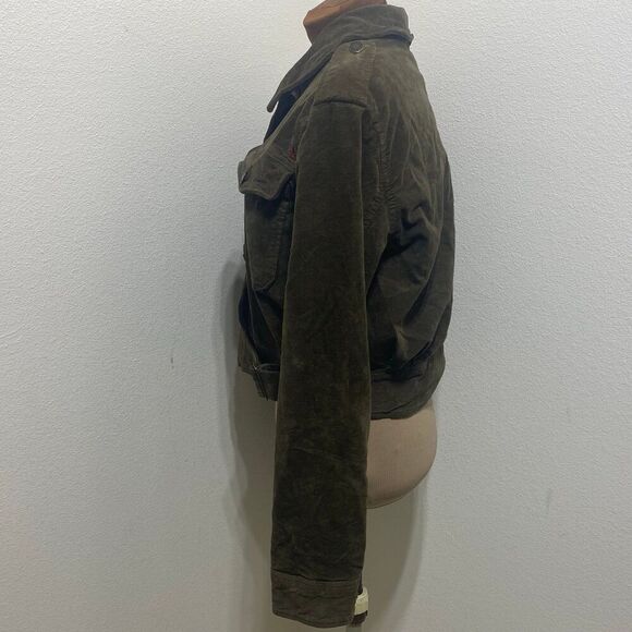 Free People Everlyn Jacket In Moss (Army Green / Olive) Size Medium - Picture 5 of 11